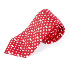 Vineyard Vines Whale Snowflake Holiday Tie